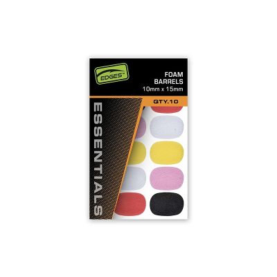 FOX EDGES FOAM BARRELS MIXED COLOURS 10x15mm