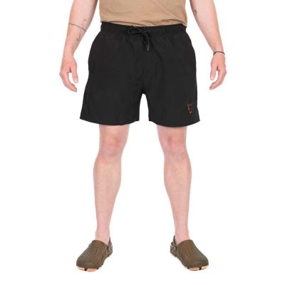 FOX COLLECTION BLACK LW SWIM SHORTS