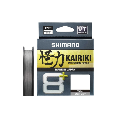 SHIMANO KAIRIKI 8+ STEEL GREY 150mt
