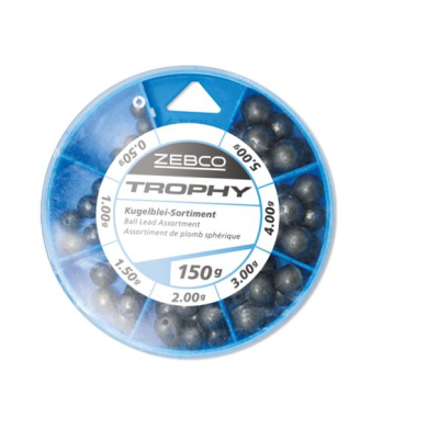 ZEBCO TROPHY BALL LEAD ASSORTMENT 150gr