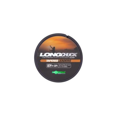 KORDA LONGCHUCK TAPERED LEADERS 0.27mm-0.47mm 5x10mt