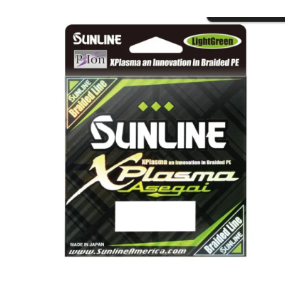 SUNLINE XPLASMA ASEGAI LIGHT GREEN 150mt 16lb 0.209mm