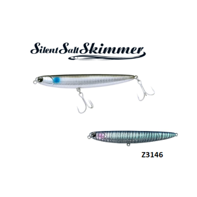 IMA SILENT SALT SKIMMER 110mm Z3146 SILVER BROWN BACK ZEB UV