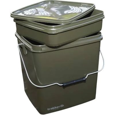 TRAKKER 13lt OLIVE SQUARE CONTAINER INC TRAY