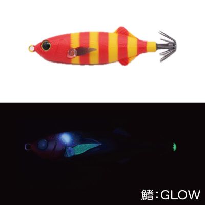 GEECRACK AJISUKE 60mm 124 STRIPED RED YELLOW