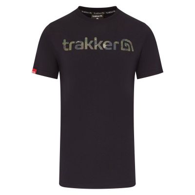 TRAKKER CR LOGO T-SHIRT BLACK CAMO XXL