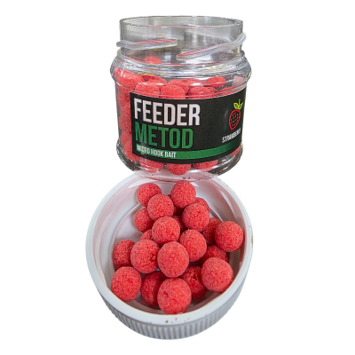 BOILIE ACADEMY MICROHOOK BAIT STRAWBERRY 8mm