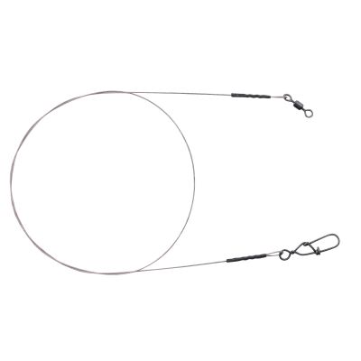 SPRO MATTE BLACK LEADER 7x7 WIRE 40cm 10kg