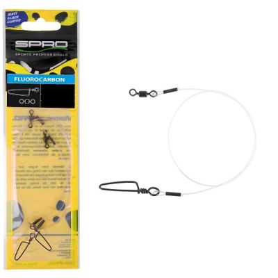 SPRO MATTE BLACK LEADER FLUOROCARBON 40cm 46kg