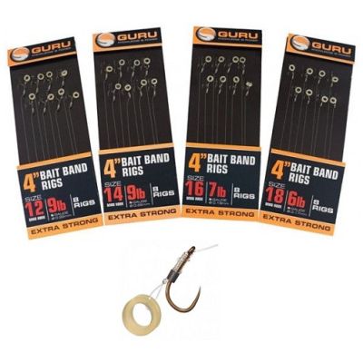 GURU 4'' BAIT BAND RIGS 10cm