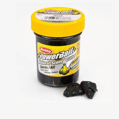 BERKLEY TROUT BAIT GARLIC BLACK