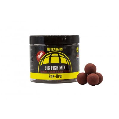 NUTRABAITS BIG FISH MIX SALMON, CAVIAR & BLACK PEPPER 12mm