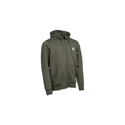 NASH MAKE IT HAPPEN BADGE ZIPPED HOODIE GREEN