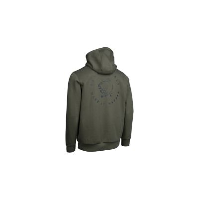 NASH MAKE IT HAPPEN CARP LOGO HOODIE GREEN