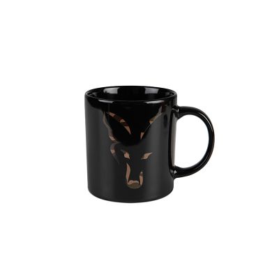 FOX BLACK AND CAMO HEAD CERAMIC MUG
