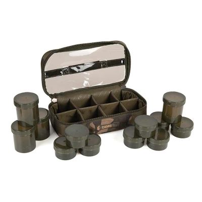 FOX CAMOLITE 12 POT HOOKBAIT CASE