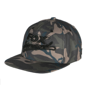 CAMO FLAT PEAK COLLEGE SNAPBACK
