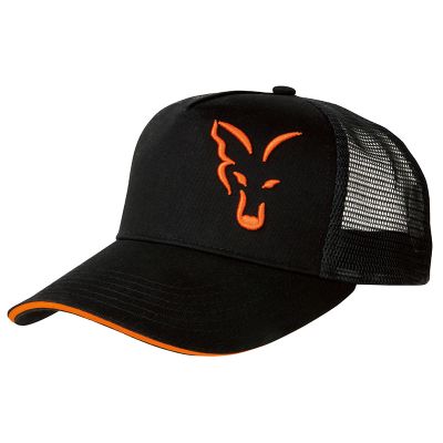 TRUCKER CAP Black/Orange