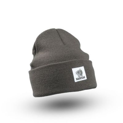 NASH MAKE IT HAPPEN BADGE BEANIE HAT GREEN