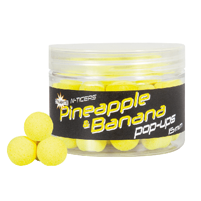 DYNAMITE BAITS N-TICERS PINEAPPLE & BANANA POP UP 15mm