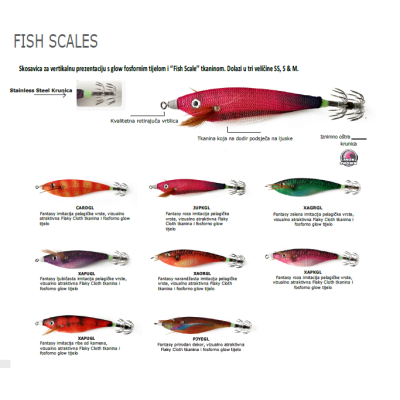 KILLER SQUID JIG 'NATURAL FISH' - S