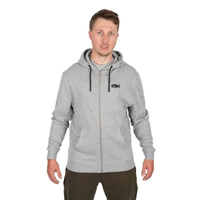 SPOMB GREY HOODIE FULL ZIP XXL