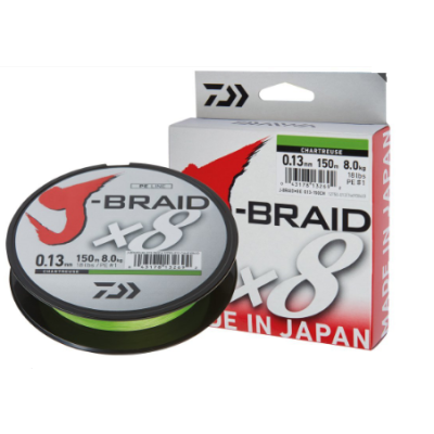 DAIWA J-BRAID X8 CHARTREUSE 300mt