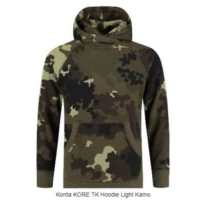 KORDA KORE TK Hoodie Light Kamo