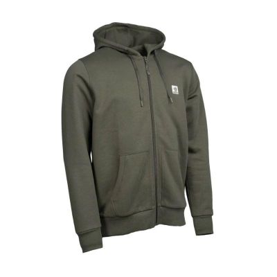NASH MAKE IT HAPPEN BADGE ZIPPED HOODIE GREEN