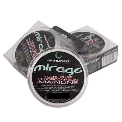 GARDNER MIRAGE 100% PURE FLUOROCARBON MAINLINE 0.47mm 100mt