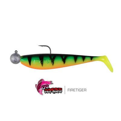 FOX RAGE LOADED ZANDER PRO SHAD 12cm 15gr UV FIRETIGER