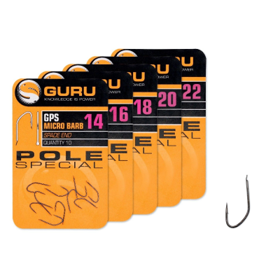 GURU POLE SPECIAL HOOK (Barbed/Spade End)