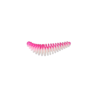 BERKLEY POWERBAIT PUPA 35mm PINK WHITE Garlic scent