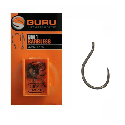 GURU QM1 HOOK (Barbless/Eyed)