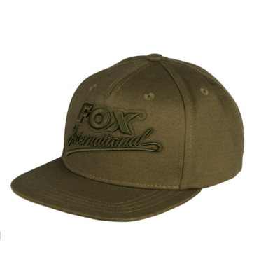 KHAKI FLAT PEAK COLLEGE SNAPBACK