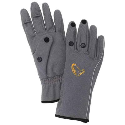 SAVAGE GEAR SOFTSHELL GLOVE GREY L