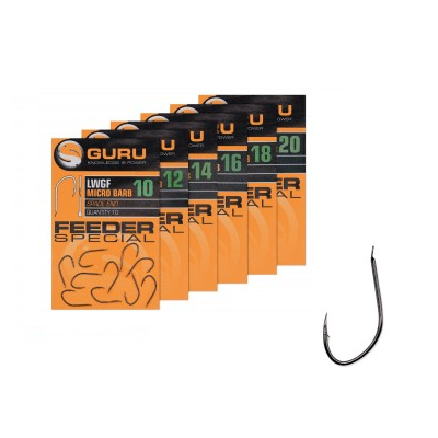 GURU LWG FEEDER SPECIAL HOOK (Barbed/Spade End)
