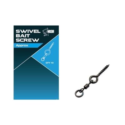 NASH SWIVEL BAIT SCREW 13mm