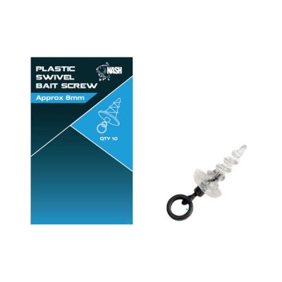 NASH PLASTIC SWIVEL BAIT SCREW 8mm
