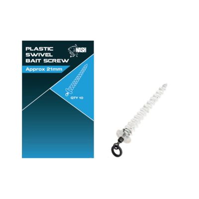 NASH PLASTIC SWIVEL BAIT SCREW 21mm