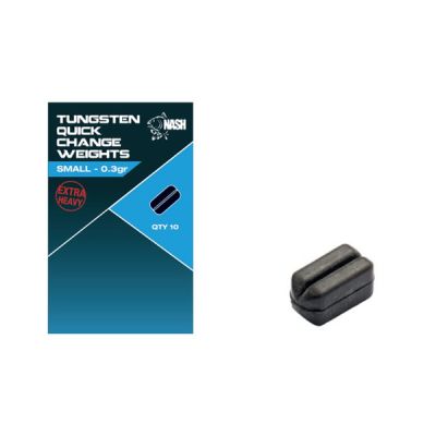 NASH TUNGSTEN QUICK CHANGE WEIGHTS SMALL 0.3gr