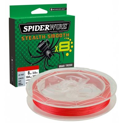 SPIDERWIRE STEALTH SMOOTH x8 RED 150mt