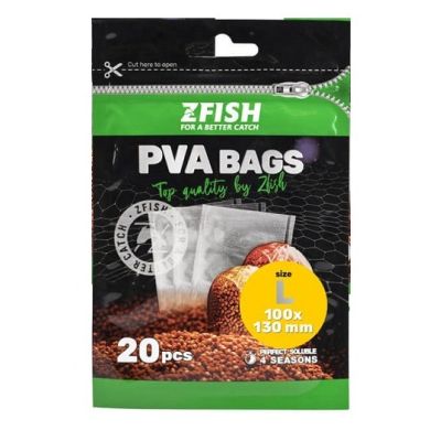ZFISH PVA BAGS WITH CORNERS 100x130mm